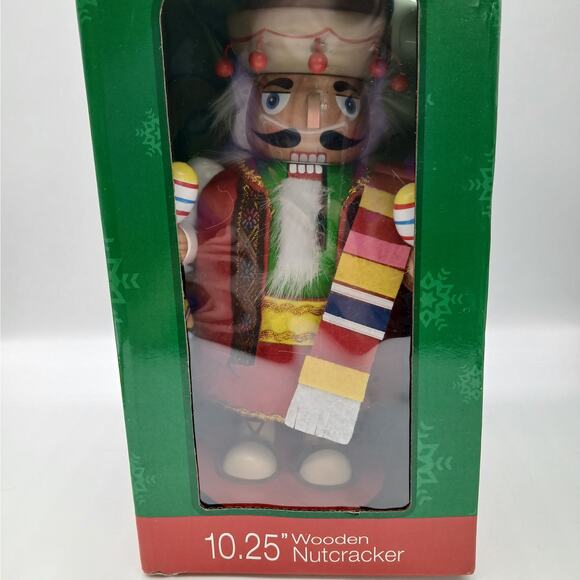 Kurt Adler Chubby Mexican Wooden Nutcracker Christmas Table Top 10.25-Inch NEW - Picture 8 of 9
